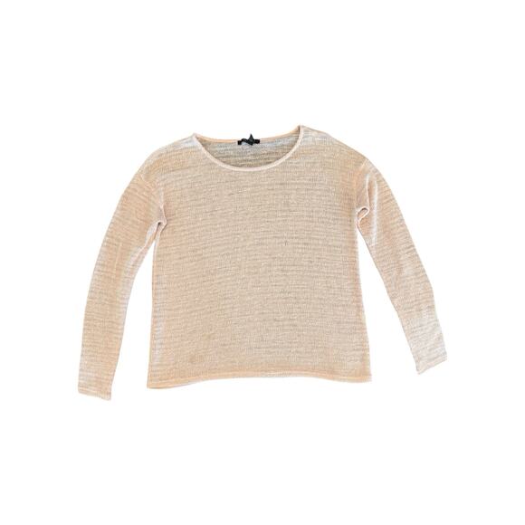 Forever 21 Light Pink Knit Sweater Women’s Medium Long Sleeve Lightweight - Picture 3 of 7